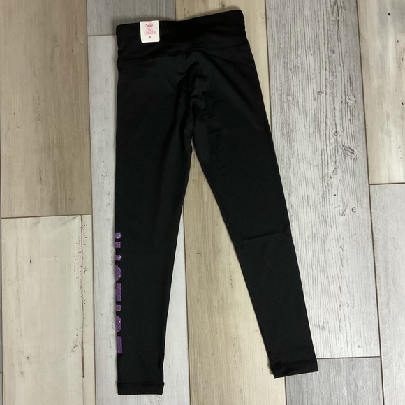 Justice Leggings, Purple & Black - Stretch Fit, Excellent Condition - Picture 6 of 13